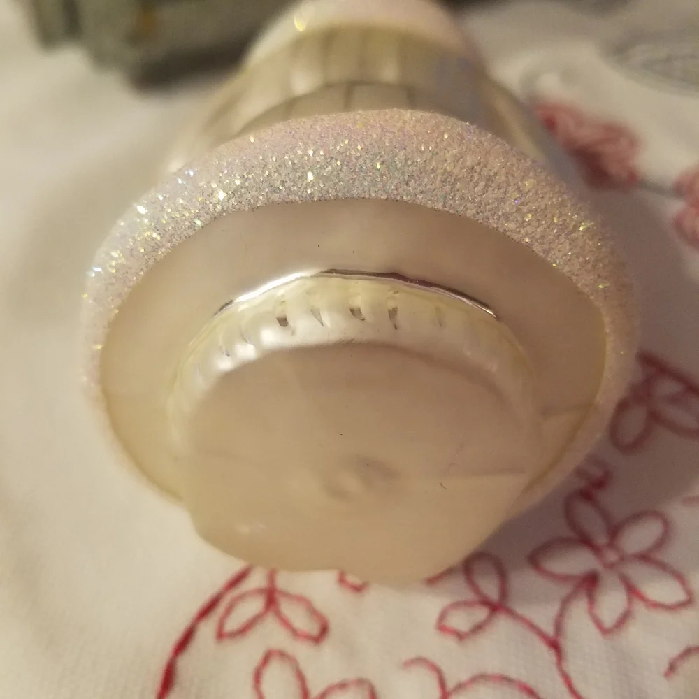 Christopher Radko Beary Chic White Polar Bear Christmas Ornament